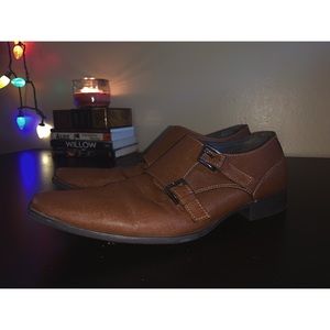 Calvin Klein Brown Men Dress Shoes